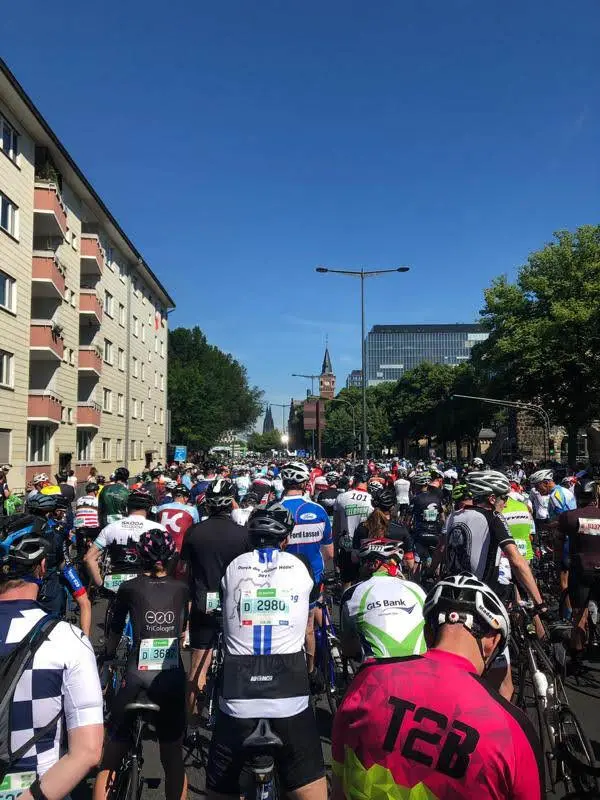 Teilnehmerfeld bei Rund um Köln